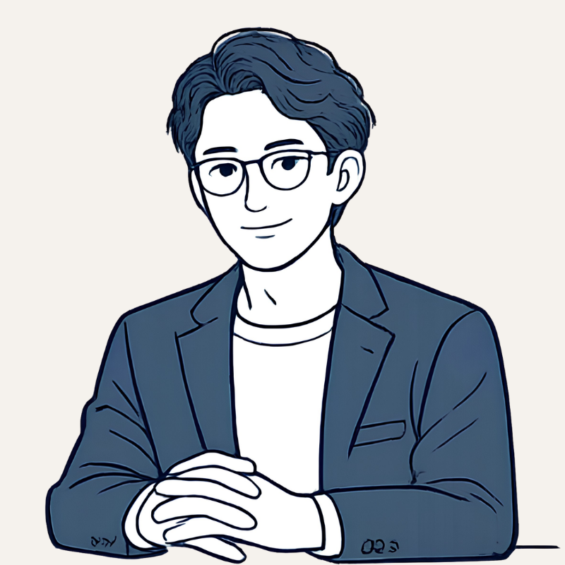 家具のミカタ運営者・三方誠のイラスト
